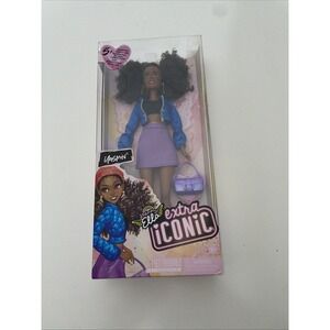 MGA Dream Ella Extra Iconic YASMIN Doll 11.5" 90's Fashion Afro Puffs NIB NEW